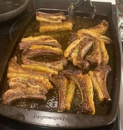 Ribs ready to eat